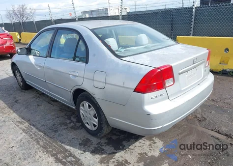 2003 Honda Civic Lx z USA, uszkodzony, nr VIN 2HGES16543H510670